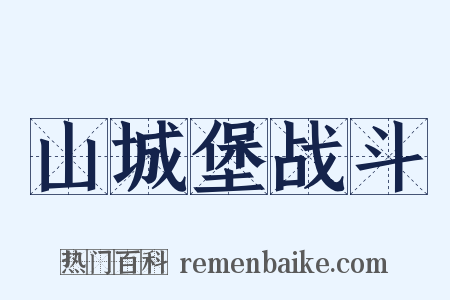 山城堡战斗是什么意思的图片